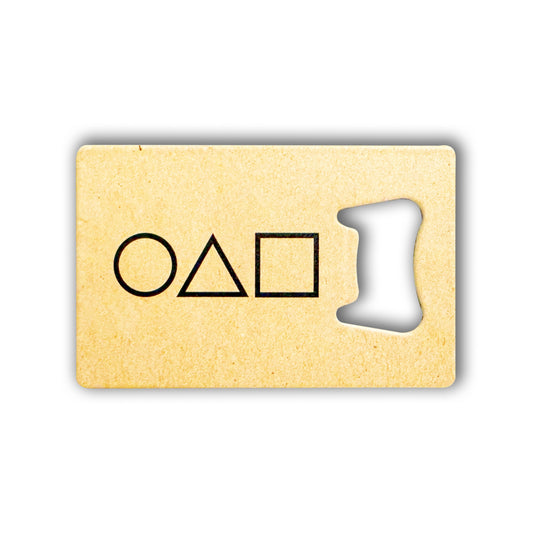 Squid Game Business Card Bottle Opener