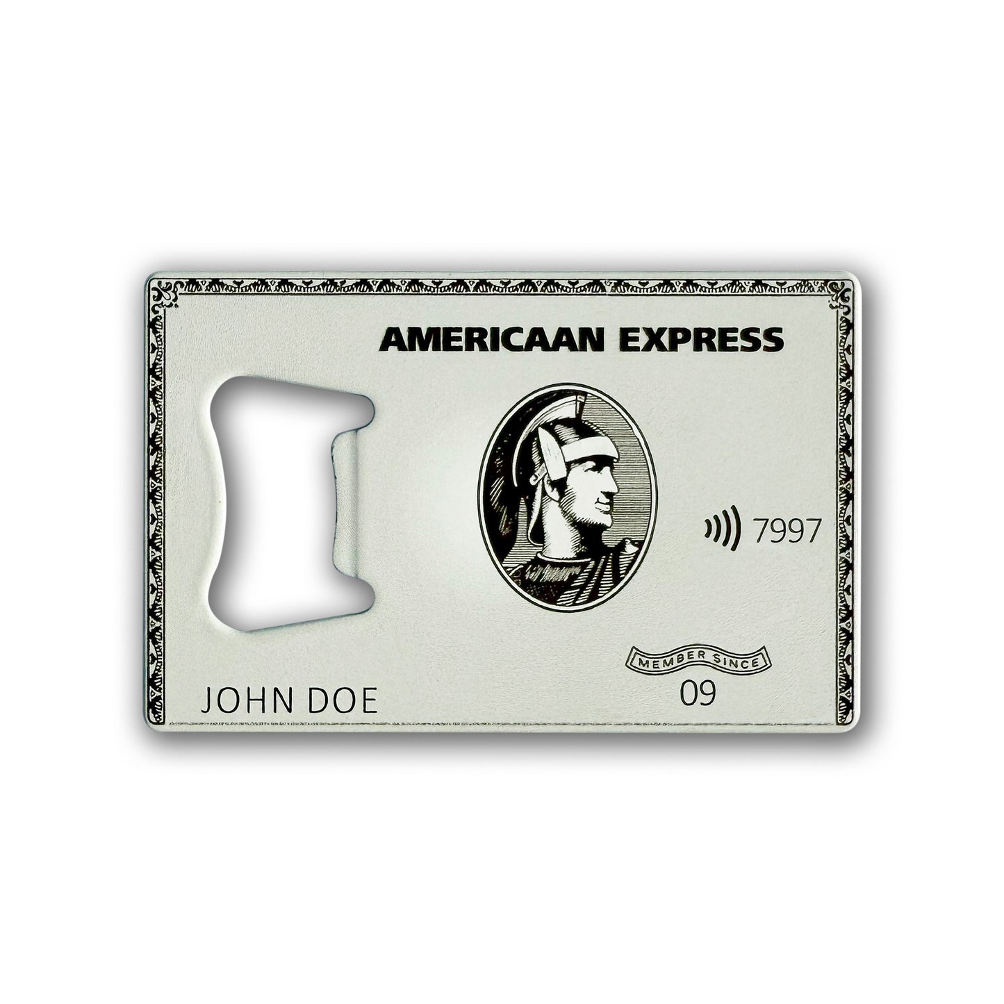 AMEX Platinum Credit Card Bottle Opener